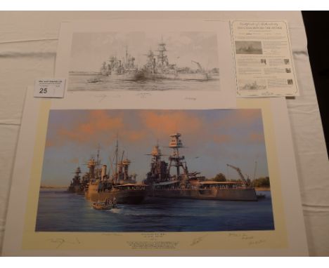 Robert Taylor “The Calm Before the Storm” limited edition print 290/350 with certificate and “The Way We Were” companion prin