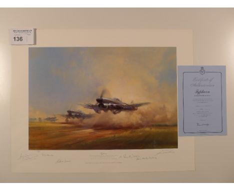 Frank Wootton “Typhoon” Limited Edition print 284/850 with certificate