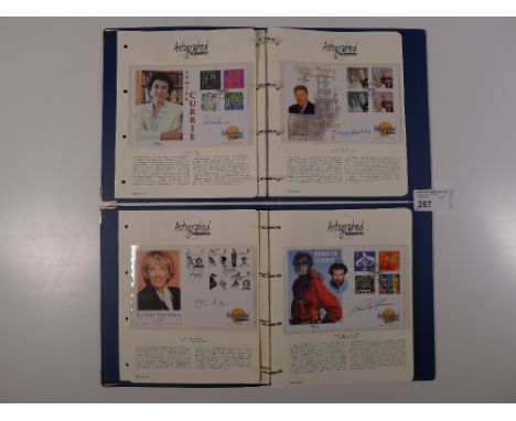 30 various signed Philatelic covers from the Westminster Autographed Editions First Day Cover Collection incl. James Herbert,