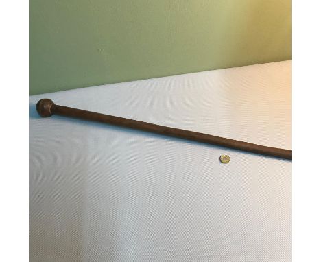 Victorian Kerr Knob walking stick, Measures 102cm in length 