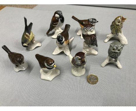 A Lot of 10 Goebel bird figures 