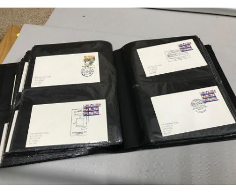 An album of first day covers The postmark club -Harrogate. 
