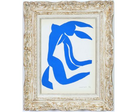 HENRI MATISSE. CHEVALURE. (d) Signed in the plate, original lithograph from the 1954 edition after Matisse’s cut outs, Suite: