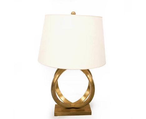 VISUAL COMFORT &amp; CO TABLE LAMP. with shade, 75.5cm H approx.