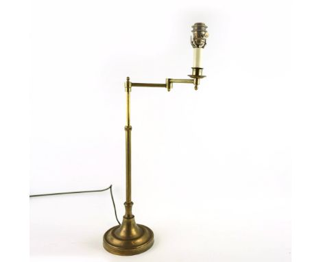 BEST &amp; LLOYD BUCKINGHAM SWING ARM TABLE LAMP. 73cm H at tallest approx.