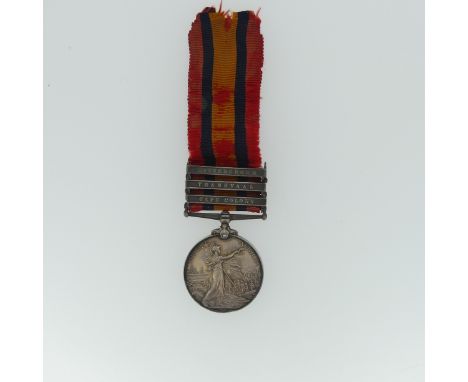 A Queen's South Africa medal, three clasps, Cape Colony, Transvaal and Wittebergen, awarded to Pte. J. R. Vance. Border Horse