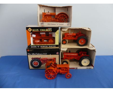 Allis-Chalmers 1:16 boxed die-cast scale models, to include ERTL D21 Tractor, ERTL WD 45 Tractor, Liberty Spec cast "A" model