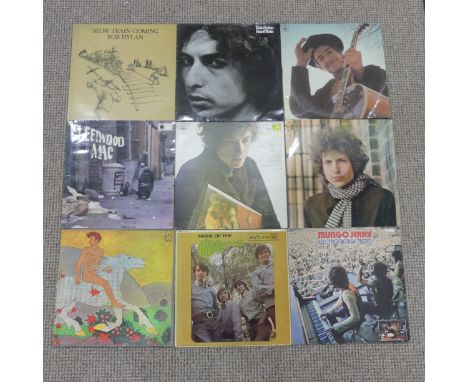 Vinyl Records; A collection of mainly original LP's and Compilations, including Bob Dylan; 'Blonde on Blonde' CBS 66012, 'Slo