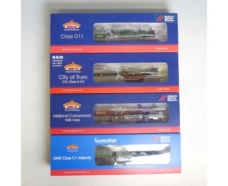 Bachmann: Branch-line/National Railway Museum, Four “00” Gauge Locomotives with tenders, 31-145NRM Class D11 506 ‘Butler Hend
