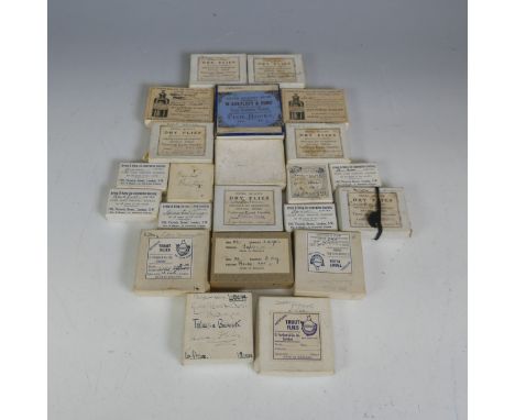 A quantity of vintage Fishing flies, in original card boxes to include: Trout flies, Halford's Patterns, W. Bartleet &amp; So