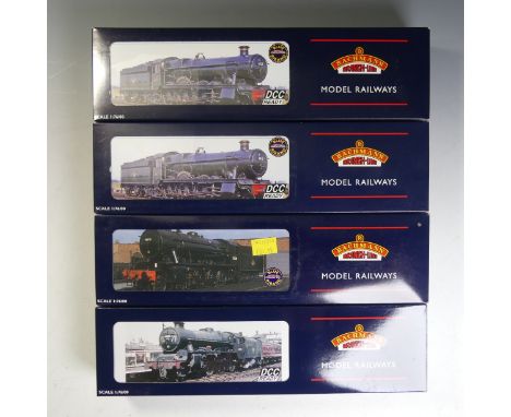 Bachmann: Branch-line, four “00” Gauge Locomotives with tenders, 31-176Z Jubilee 45596 ‘Bahamas’ Stanier Tender BR Green L/Cr
