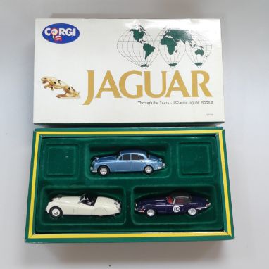 Corgi: No.97700 Jaguar Through the Years – 3 Jaguar Models, boxed, together with fifty-four collectors diecast model vehicles