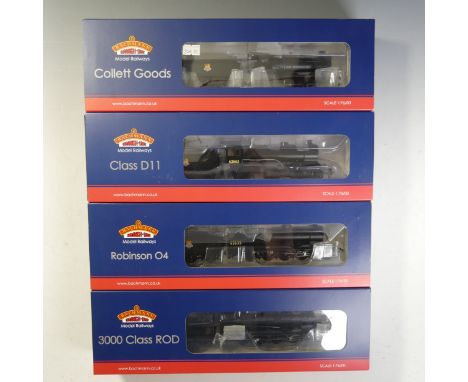 Bachmann: Branch-line, Four “00” Gauge Locomotives with tenders, 31-002 Robinson 04 63635 BR Black Early Emblem, 31-127 3000 