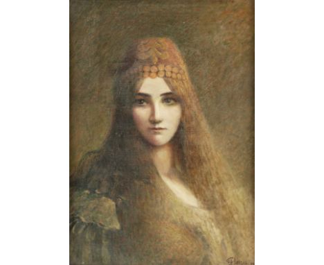 H*** GLEIZES (EUROPEAN, LATE 19TH/EARLY 20TH CENTURY)Portrait of a lady
signed and dated 'HGleizes 99' (lower right) and with