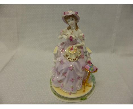 ROYAL WORCESTER LIMITED EDITION FIGURINE The Graceful Arts no. 1806, sculpted by Maureen Halson