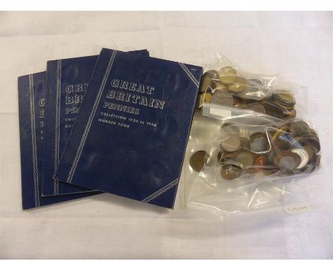 LARGE QUANTITY MISCELLANEOUS COINAGE UK and worldwide, copper, silver and bronze, including some sets