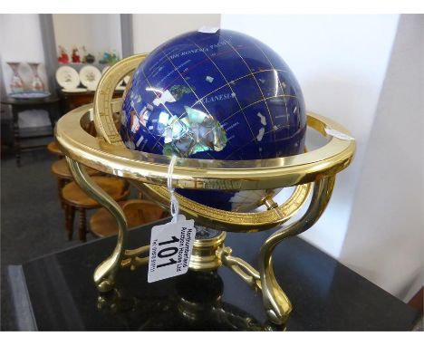 RETRO STYLE DESK GLOBE AND STAND