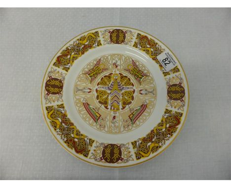 SPODE DURHAM PLATE with certificate and box