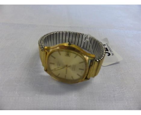 VINTAGE ROTARY 25 JEWEL AUTOMATIC WRISTWATCH with date adjust and baton numerals