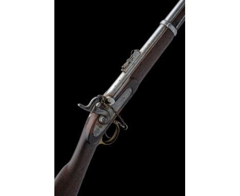 A SCARCE .577 PERCUSSION ROBBINS &amp; LAWRENCE WINDSOR PATTERN 1853 ENFIELD RIFLE, no visible serial number, dated for 1856,