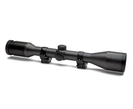 SWAROVSKI A 6X42 HABICHT TELESCOPIC SIGHT, serial no. P674158466, with reticle 4A, together with lens caps, scope rings and b