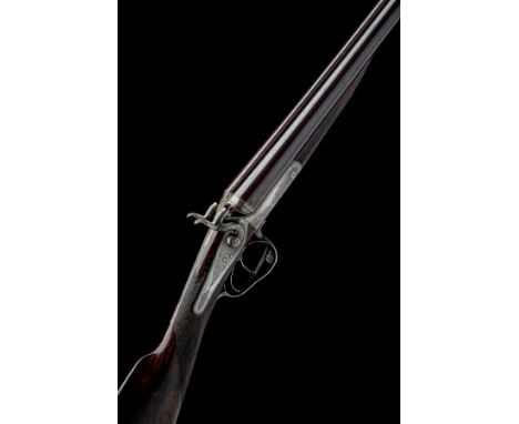 BOSS & CO. A SCARCE 12-BORE PURDEY 1863 PATENT THUMBHOLE UNDERLEVER HAMMERGUN, serial no. 3860, for 1886 and built to match g