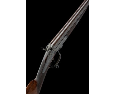 JAMES WOODWARD A SCARCE 16-BORE 1866 PATENT ROTARY-UNDERLEVER HAMMERGUN, serial no. 3064, circa 1870, 30in. nitro reproved bo