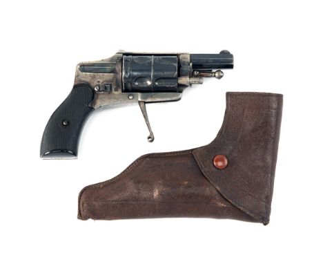 A 6mm (VELODOG) FIVE-SHOT HAMMERLESS POCKET REVOLVER, UNSIGNED, serial no. 1592, circa 1880, with octagonal blued 1 1/2in. ba
