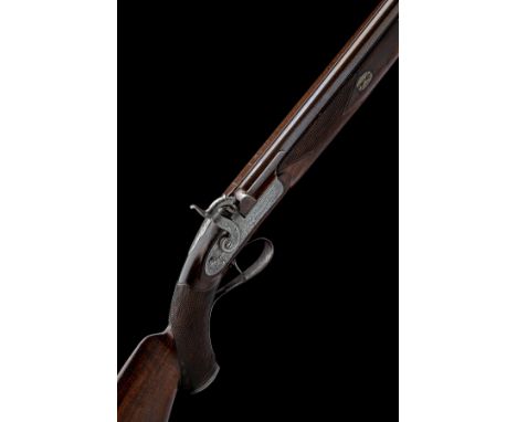 A PERCUSSION 10-BORE SINGLE-BARRELLED SPORTING GUN BY JAMES PURDEY, serial no. 2343, for 1832 and originally supplied as a 16