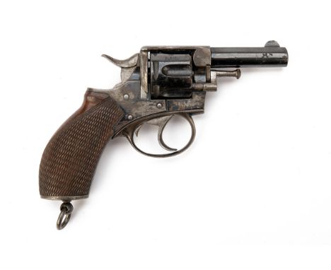 A BIRMINGHAM PRODUCED .320 (S/R) POCKET REVOLVER, serial no. 326, similar to the Webley No.5, with blued ovoid 2 1/2in. barre