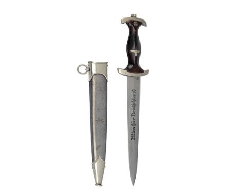 A PATTERN '33 HOLBEIN DRESS DAGGER FOR THE S.A. ORGANISATION WITH THE SCARCE MAKER-MARK 'AESCULAP, TUTTLINGEN', circa 1936, w