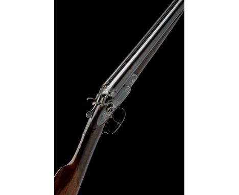 BLISSETT & SON A 28-BORE (3IN.) DOUBLE-BARRELLED TOPLEVER HAMMERGUN, serial no. 6004, circa 1880, 24in. nitro reproved damasc