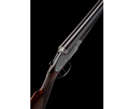 W. R. PAPE A 12-BORE SIDELOCK EJECTOR, serial no. 12665, for 1919, 28 1/4in. nitro reproved fine damascus barrels (likely sho