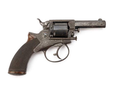 A .320 (S/R) W. TRANTER POCKET REVOLVER RETAILED BY S. GRANT, LONDON, serial no. 34545, circa 1880, with blued octagonal 3in.