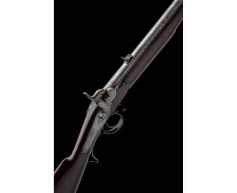 A RARE EXPERIMENTAL .654 PERCUSSION 1ST MODEL BRUNSWICK 11-GROOVE RIFLE, no visible serial number, manufactured in 1836, with