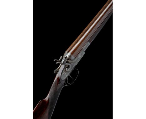 WILLIAM LIDDALL A 12-BORE TOPLEVER HAMMERGUN, serial no. 1324, circa 1880, serial number on short rib only, 30in. black powde