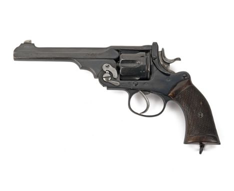 A .450/.455 P. WEBLEY 1896 WG ARMY REVOLVER RETAILED BY COGSWELL & HARRISON, serial no. 13757, circa 1905, with blued 6in. ba