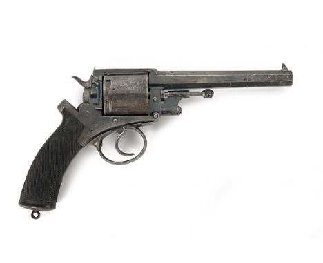 A GOOD .450 ADAMS MODEL 1872 REVOLVER WITH NEW ZEALAND GOVERNMENT MARKINGS, serial no. 6908, with original holster, mid to la