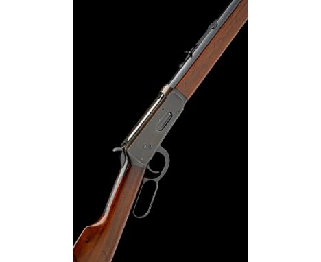 WINCHESTER REPEATING ARMS CO. A GOOD .30-30 MODEL 1894 LEVER-ACTION SPORTING RIFLE, serial no. 775161, for 1915, 26in. blued 