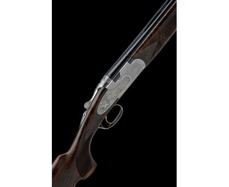 P. BERETTA A 20-BORE (3IN.) '687 EL GOLD PIGEON II' SINGLE-TRIGGER SIDEPLATED OVER AND UNDER EJECTOR, serial no. R72096S, for