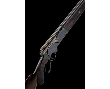 LARSEN & WINTERROS A RARE (F.A.C. RATED) 16-BORE 1883 PATENT LEVER-ACTION REPEATING SHOTGUN, serial no. "RN11235LPH" circa 18