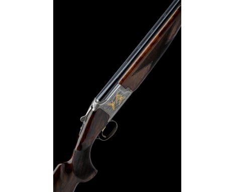 BROWNING S.A. A 12-BORE 'GRADE VI SECOND PATTERN' SINGLE-TRIGGER OVER AND UNDER EJECTOR, 30in. high performance steel nitro r