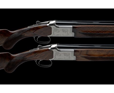 BROWNING A PAIR OF 28-BORE 'ELITE' SINGLE-TRIGGER OVER AND UNDER EJECTORS, serial no. 73603MX / 73604MX, dated 2003, 28in. ni