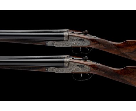 HOLLAND & HOLLAND A COMPOSED PAIR OF 16-BORE 'ROYAL' SELF-OPENING HAND-DETACHABLE SIDELOCK EJECTORS, serial no. 33244 / 36754