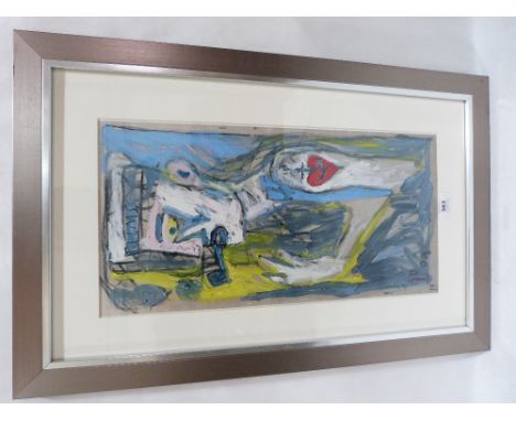 BILLY CHILDISH. BRITISH 20th/21st CENTURY Sailor with Pipe. Signed with gallows motif. Gallery label verso. Print on paper 20