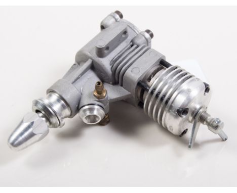 ZOM 2.5cc diesel Team Race unit with tools and two Venturis.