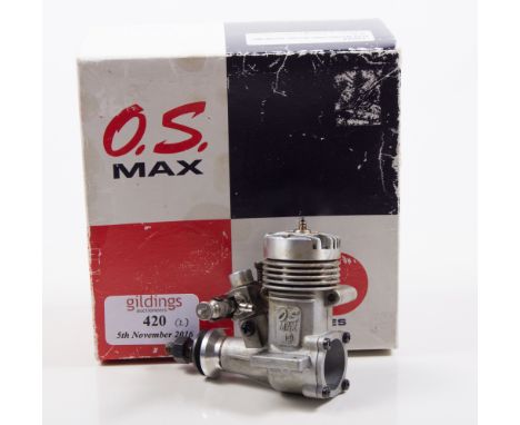 Two OS R/C glow engines, 15 and 35, both FP used (2)