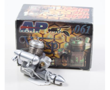 Two R/C glow engines AP 09 HORNET and AP 061 WASP, both NIB (2)