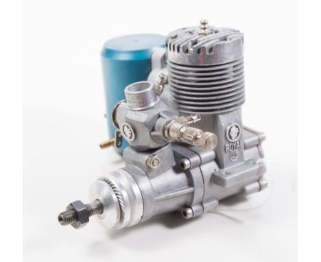 Two 40 R/C glow engines, FOX BB and ROYAL (2)