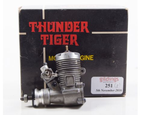 WEBRA 20 R/C WC, spare and repair (no piston) and THUNDER TIGER 10 R/C, NIB (2)SALEROOM NOTICE: WEBRA has no piston - spares 